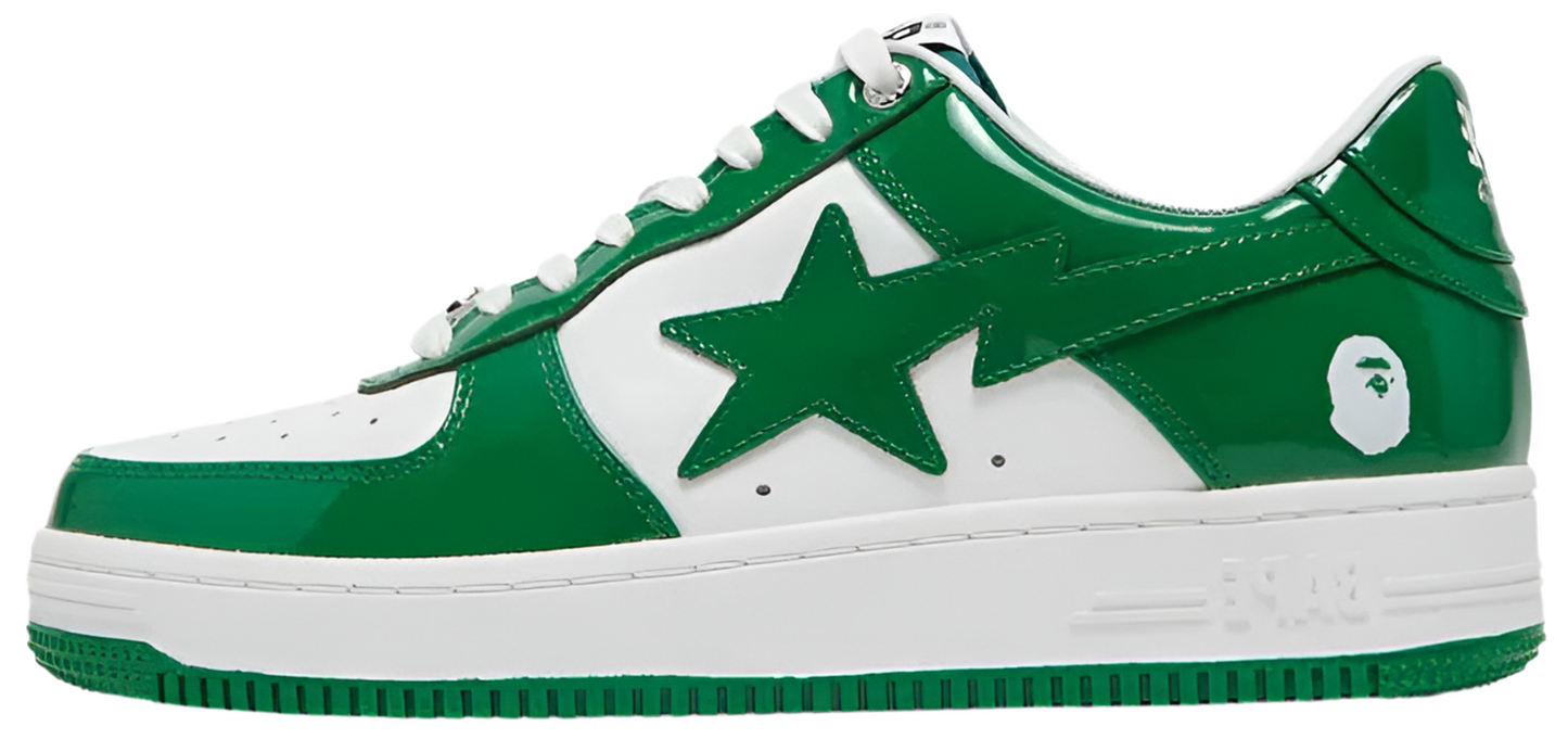 A Bathing Ape Bape Sta Low Green